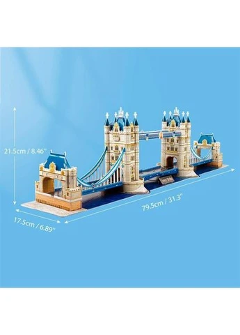 3D пазл об'ємний National Geographic Тауерський міст 120 елементів DS0978h Cubic Fun (397039402)