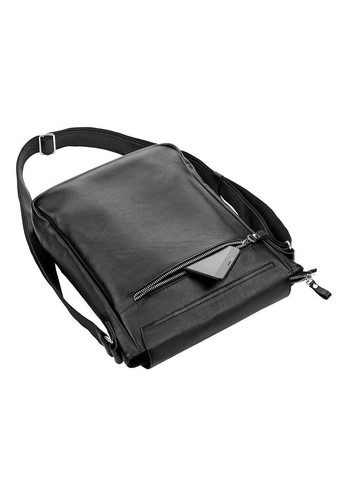 Сумка 11079 кожаная Черная Shvigel (329148809)