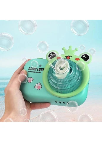 Фотоаппарат-генератор мыльных пузырей 9996 Children's camera Frog / Green Epik (388869933)