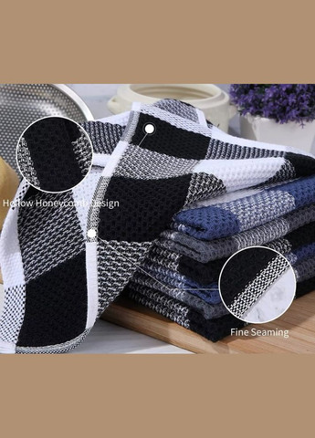 Набір 4в1 кухонних рушників No Brand сірий