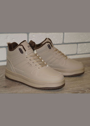 Бежевые повседневные, кэжуал зимние хайтопы зимние подростковые / ботинки зимние подростковые бежевые FDEK