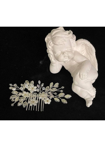 Весільний гребінь з кристалами та перлами Ажурний весільний гребінь для волосся No Brand (369162827)