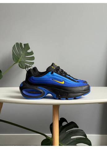 Синій Осінні кросівки чоловічі і жіночі nike air max portal blue black | найк аір макс портал сині чорні No Brand