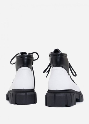 Зимние черно-серые теплые ботинки на меху ISSA PLUS