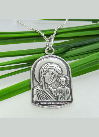 Срібна ладанка "Казанська ікона Божої Матері 6" No Brand (350667223)