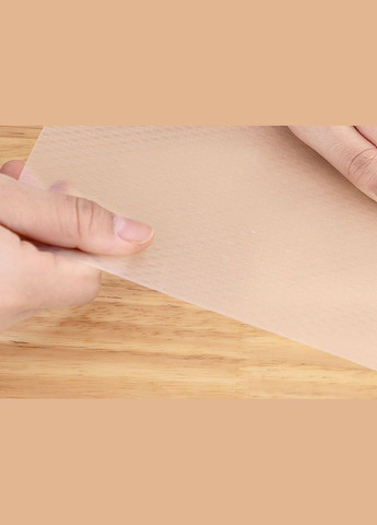 Килимок для полиць і ящиків EVA вологостійкий Антиковзна захисна плівка 150х45 см прозора No Brand (322312862)