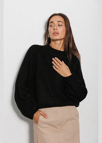 Вязаная женская кофта молочная с рукавами-регланами Arjen (294906707)