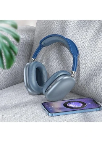Бездротові накладні навушники BT headphones Blue Borofone BO22 Elegant (388345277)