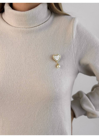 Молочна жіноча ангорова сукня з фатіном Osoblyva