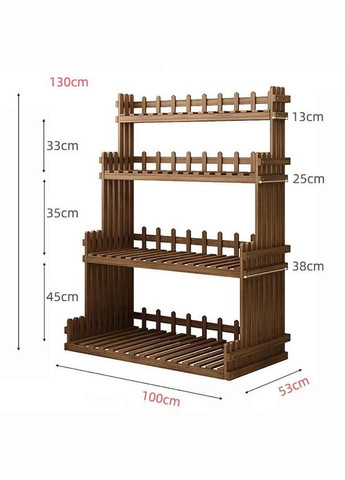 Підставка для квітів з дерева Албуфейра 100 капучино (ЦВТ-109609) No Brand (328227069)