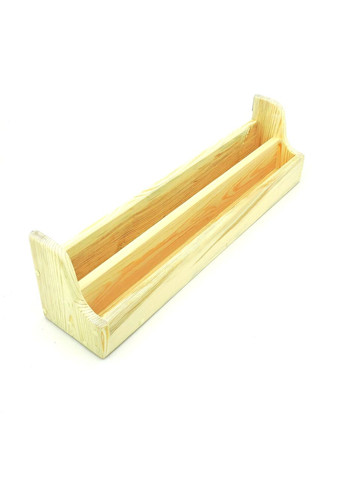 Настенная книжная полка из дерева Пикник ваниль (КПГ-001002) No Brand (328076254)