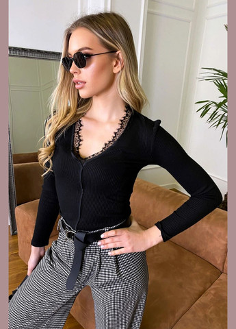 Чорний демісезонний пуловер пуловер Seventeen