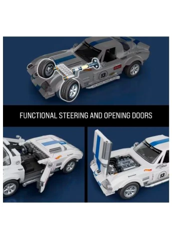 Машина Brick Shop Elite Corvette Grand Sport 918 деталей (JGR31) Hot Wheels Brick Shop Elite Corvette Grand Sport 918 деталей (389563153)