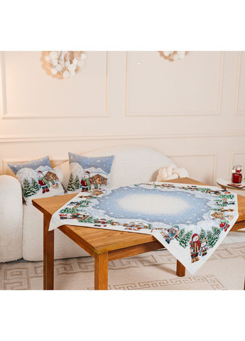 Скатерть Новогодняя гобеленовая 100 х 100 см. с люрексом No Brand (360889992)