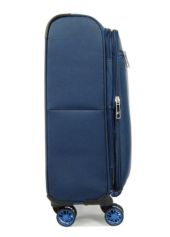 Чемодан ручная кладь S ткань синяя 55х35х20(+5)см/42л/2.2кг AIRTEX (324801967)