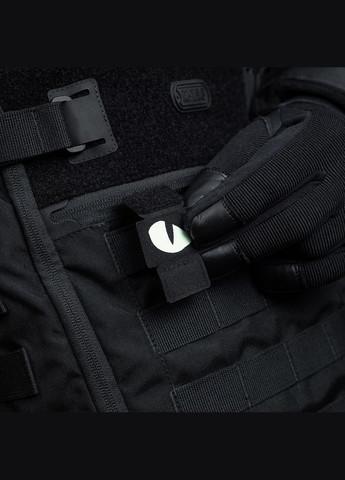 Нашивка Tiger Eyes Laser Cut (пара) Black M-TAC (315047153)