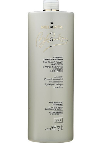 Шампунь для холодных оттенков блонда Blondie Ice Blonde Enhancing Shampoo 55ml (1176388-188899) Medavita (368865935)