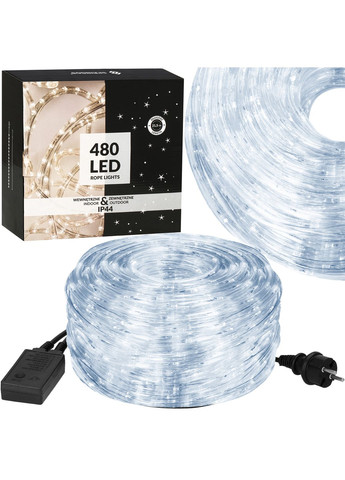 Гірлянда дюралайт вулична (зовнішня) Rope Lights 20 м 480 LED CL1205 Cold White Springos (315781209)