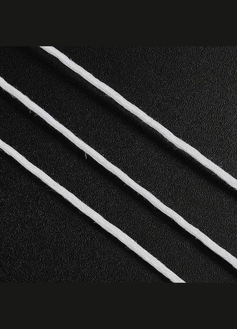 Шнур для рукоділля Вощений шнур бавовна 1 мм Білий Котушка 20 м Finding (316248252)