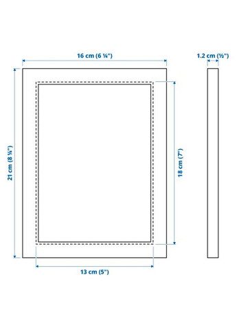 Рамка ІКЕА FISKBO 13х18 см (50464714) IKEA (278408435)