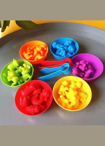 Развивающая игра Сортер Монтессори сортируй по цветам FD2188-18 Fun Game (327796932)