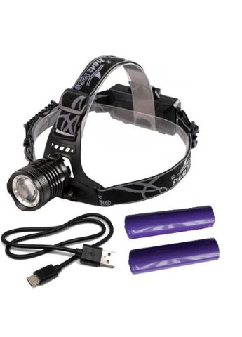 Фонарь налобный 8055-2PM10-2TG (WHITE+UV) PLD (341323755)