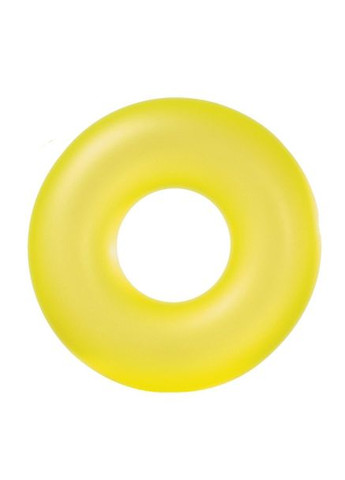 Надувной круг "Неон" (желтый) Intex (289978194)