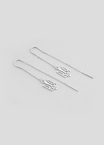 Серьги Герб Украины Minimal (341678962)