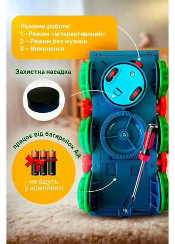 Дитячий прозорий світиться поїзд музичний інтерактивний паровоз з підсвічуванням на батарейках No Brand Perfect (369176368)