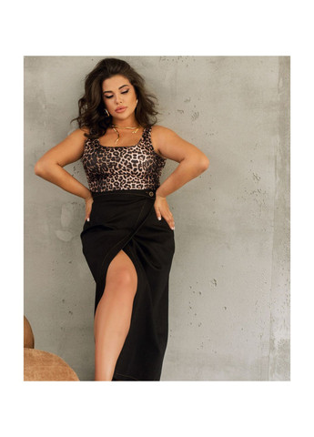 Черная повседневная юбка Liton