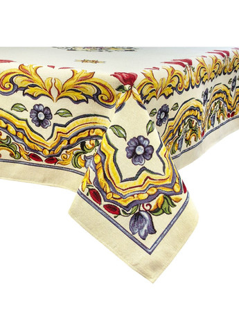 Скатертина гобеленова прямокутна ошатна, святкова скатертина з гобелену для прямокутного столу, святковий обрус на стіл 137х180 Maystat (305390422)