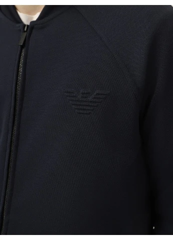 Темно-синя демісезонна бомбер 8699592 5o2886 Emporio Armani