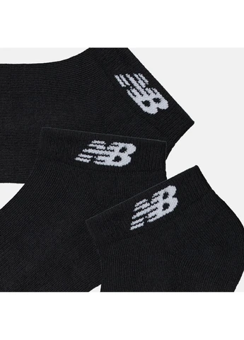 Чорні чорні шкарпетки nb everyday lowcut (3 пари) 35-38 (s) 23-25 см (las51333bk) New Balance (392603729)