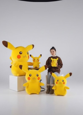 Велика м'яка іграшка Пікачу 120 см плюшева для обіймів My Kigu (369931698)