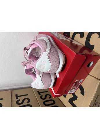 Розовые летние кроссовки nike cortez vintage suede pink найк кортез No Brand