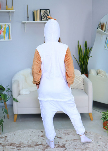 Женское кигуруми снеговик Олаф с капюшоном пижама на пуговицах (1126) My Kigu (360788426)