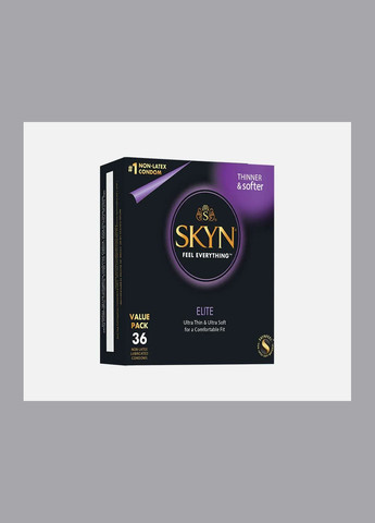 Презервативы LifeStyles ELITE 36 шт Ультратонкие (0,028 мм), без латекса SKYN (316090322)