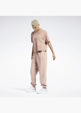 Женская футболка Classics Natural Dye Beige HB8625 Reebok - (332610294)