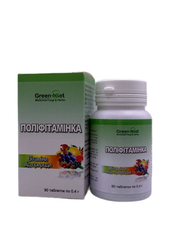 Поліфітамінка вітаміни для всієї родини 90 табл GreenSet (316701424)