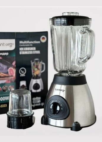 Блендер – измельчитель кофемолка RB-2223 2000 Вт со стеклянной чашей Rainberg (328262088)