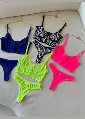 Салатовый демисезонный женский комплект нижнего белья No Brand