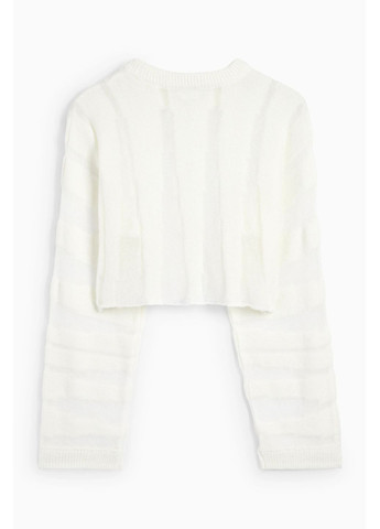 Білий демісезонний светр C&A