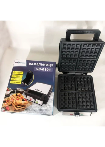 Електровафельниця для бельгійських вафель SeaBreeze SB-0101 1200 Вт, Якісна вафельниця для вафель No Brand (390080080)