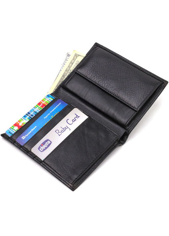 Мужской вместительный кошелек вертикального формата из натуральной кожи 21753 Canpellini (318022019)