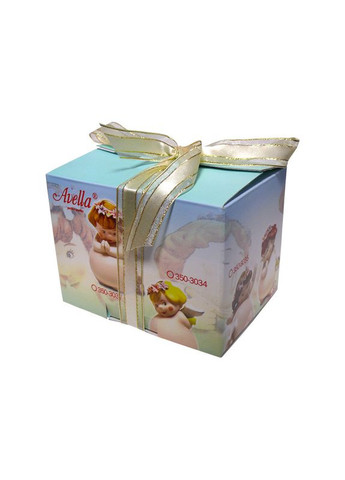 Фігурка статуетка порцелянова колекційна Янголятко з голубом h-11,5 см Avella (349832061)