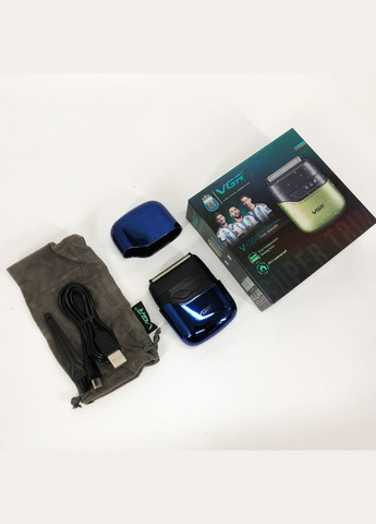 Електробритва V-364 BLUE шейвер VGR (364664343)