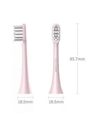 Насадки для зубных щеток X5 X3 X3u X1 набор 2 штуки BH01P розовые SOOCAS (283251181)