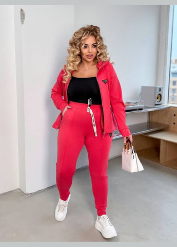 Женский спортивный костюм кораллового цвета New Trend (317417345)