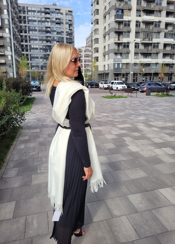 Жіночий стильний кашеміровий шарф з особливим плетінням No Brand (362267297)