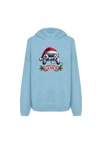 Новогоднее худи с принтом "Christmas Gamer" (10612007942) ТiШОТКА (368569889)